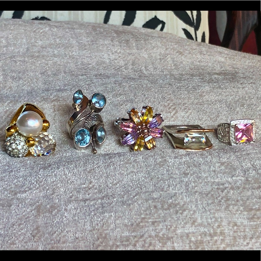 High end costume rings - various designers